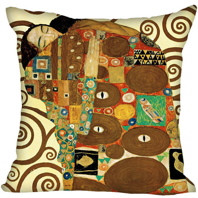 Gustav Klimt Pillow Cover