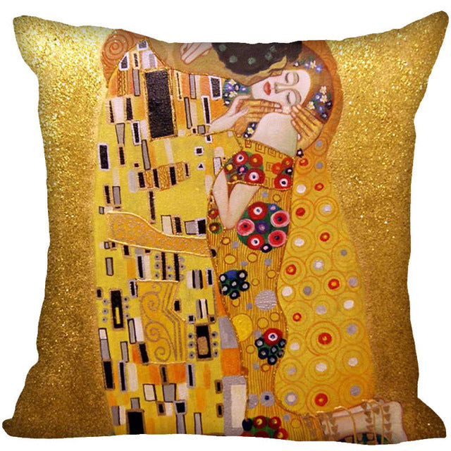 Gustav Klimt Pillow Cover