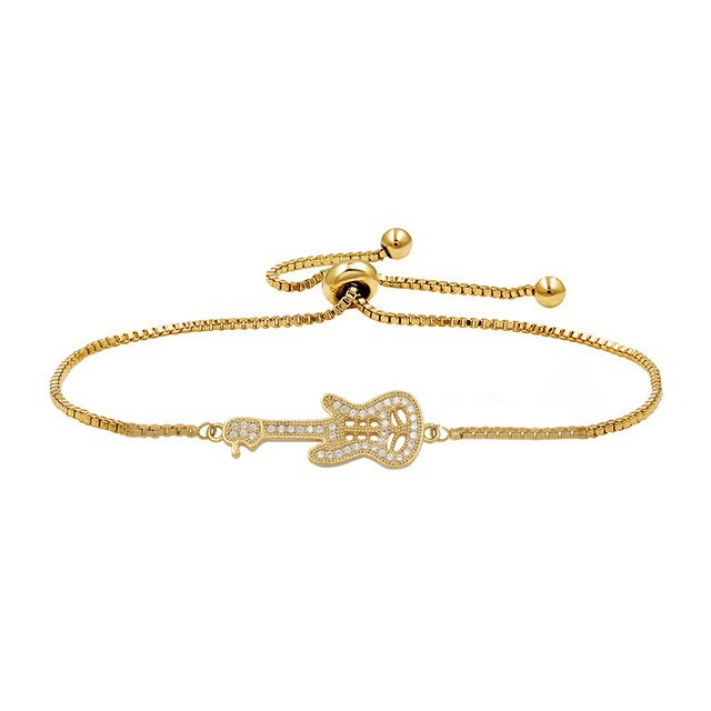 Music Guitar Cubic Bracelet
