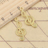 20pcs DIY Music Treble Clef Charm