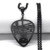 Dark Music Guitar Pick Necklace