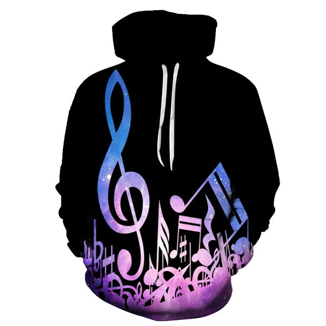 Graffiti Guitar Hoodie