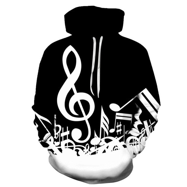 Graffiti Guitar Hoodie