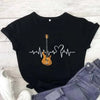 Simple Music Notes Printed T-shirt