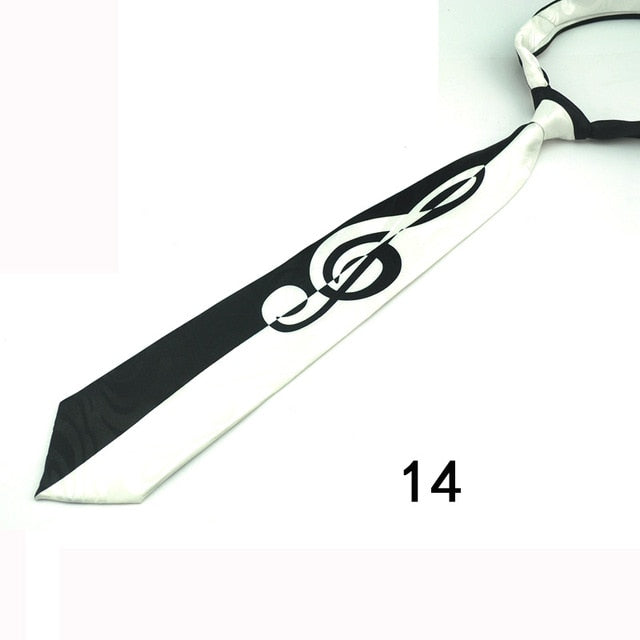 Novelty Music Note Tie