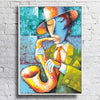 Picasso Saxophone Canvas Wall Art
