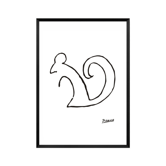 Minimalist Pablo Picasso Abstract Wall Art