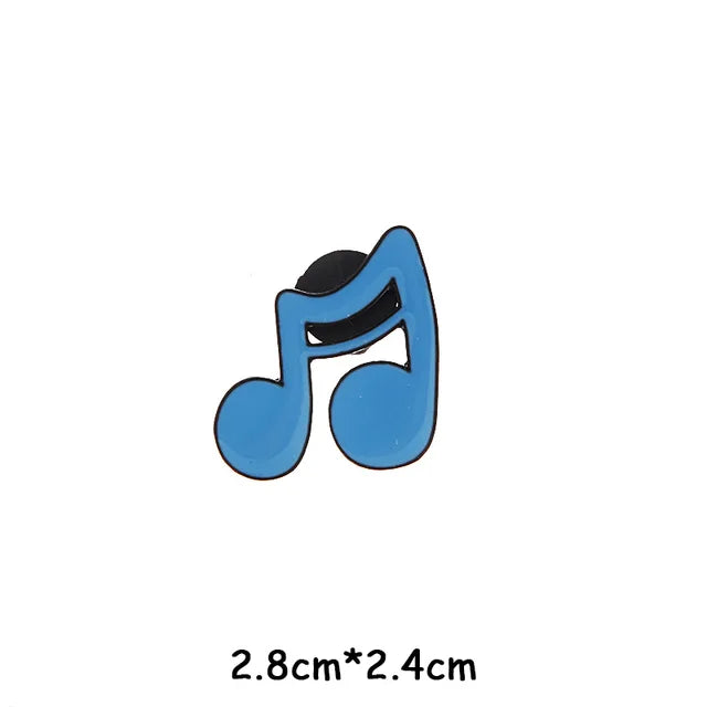 Musical Instruments Enamel Pin Collection