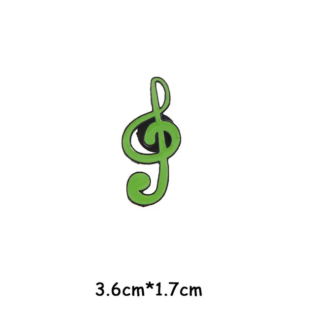 Musical Instruments Enamel Pin Collection