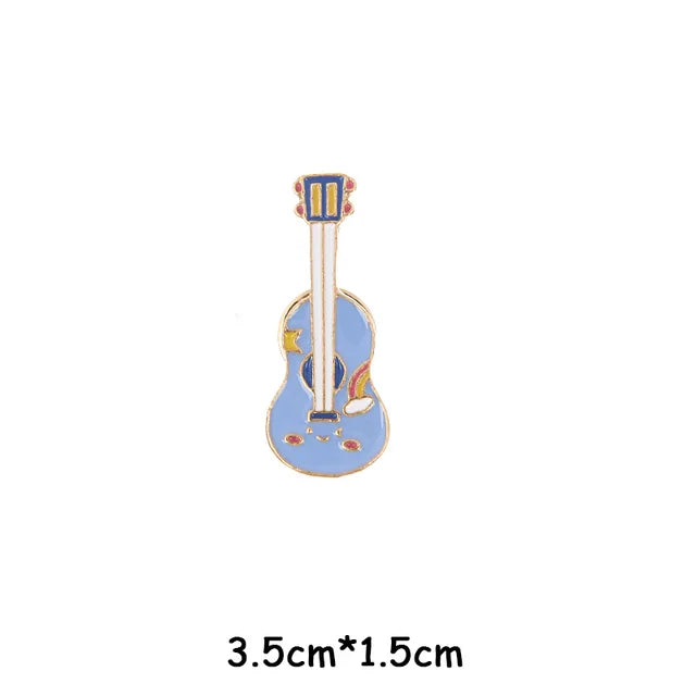 Musical Instruments Enamel Pin Collection