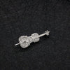 Saxophone Violin Harp Trombone Guitar Brooch - Violin - { shop_name }} - Review