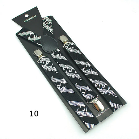 Music Note Braces Suspender