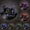 DRUMS LED Colorful Vinyl Record Clock
