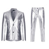 Men's Shiny Blazer & Pants Set