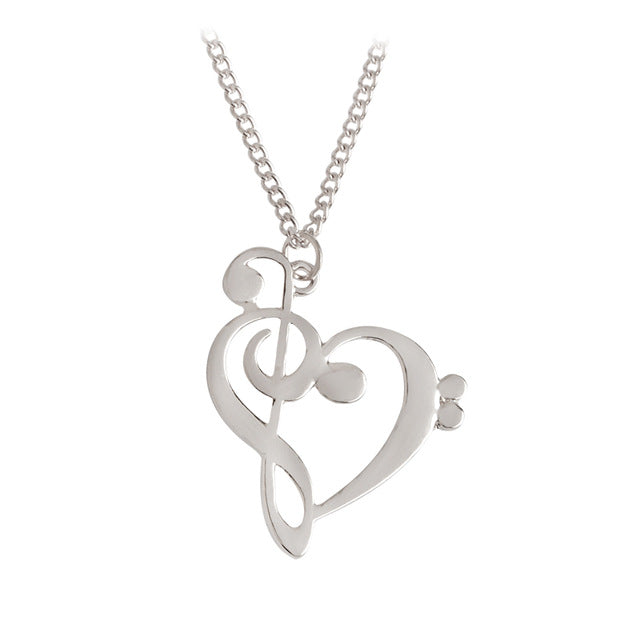 Free - Music Note Heart Necklace - Artistic Pod Review