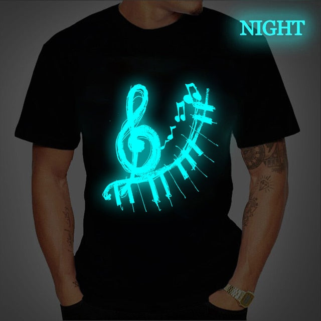Music Note Piano Luminous T-Shirt