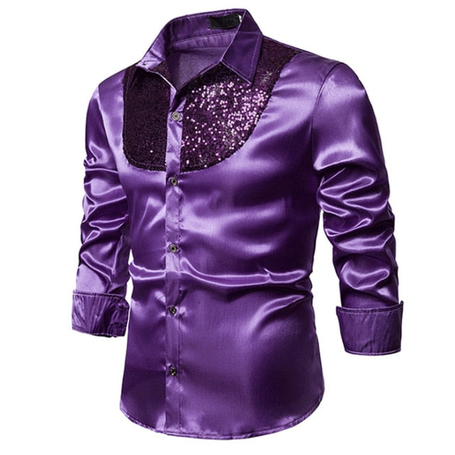 Men's Sequin Shirt