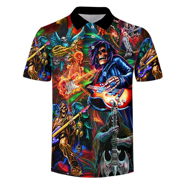 Music Guitar Polo Shirt