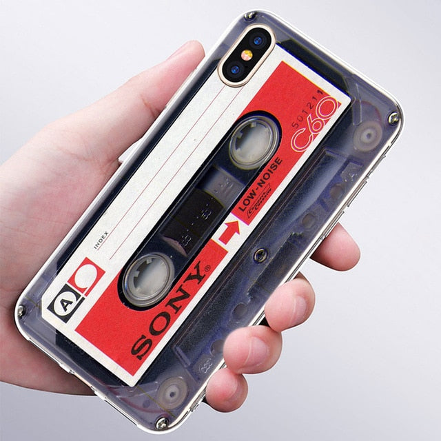 Free - Retro Music Cassette iPhone Case