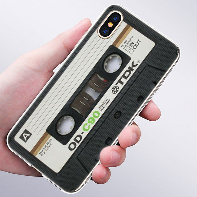 Free - Retro Music Cassette iPhone Case
