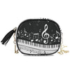 Piano Keys Music Notes Crossbody Bag