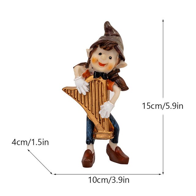 Resin Musician Ornament