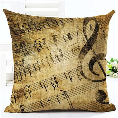 Music Score Series Cushion Pillow Case - Artistic Pod