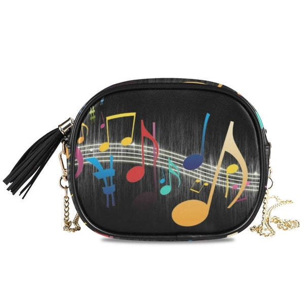 Music Note Piano Shoulder Bag - Artistic Pod