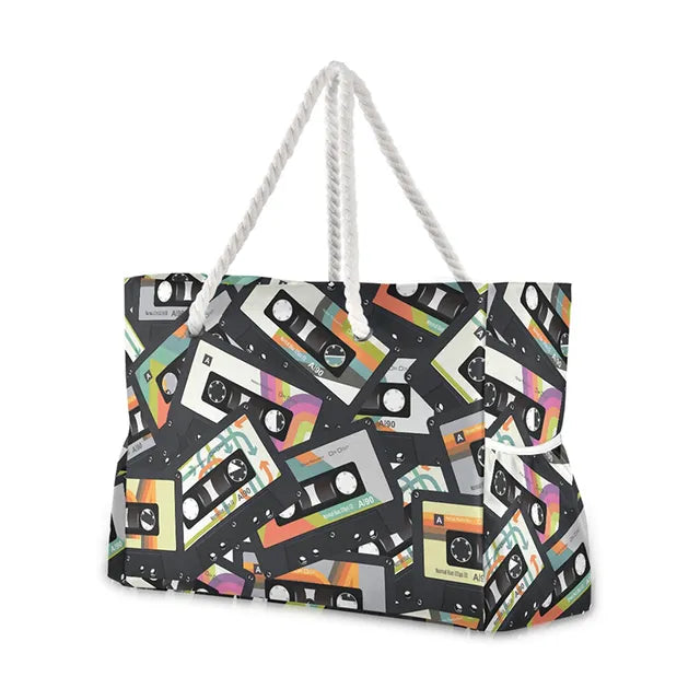 Music Note Beach Shoulder Bag
