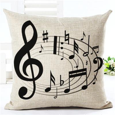 Music Score Series Cushion Pillow Case - Artistic Pod