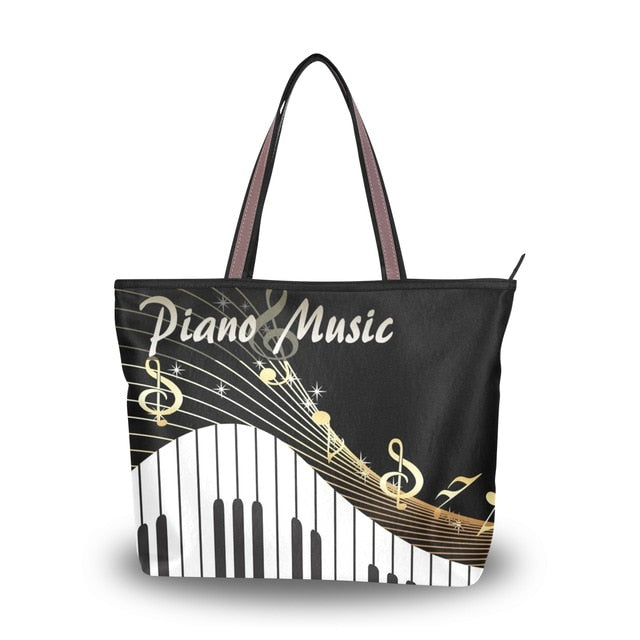 Music Piano Keys Handbag