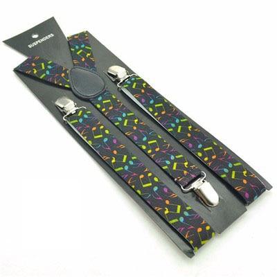 Music Note Clip-on Suspenders