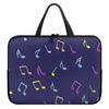 Music Notes Pattern Tablet Laptop Bag