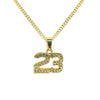 Gold DJ Style Necklace