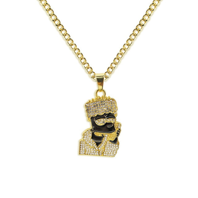 Gold DJ Style Necklace