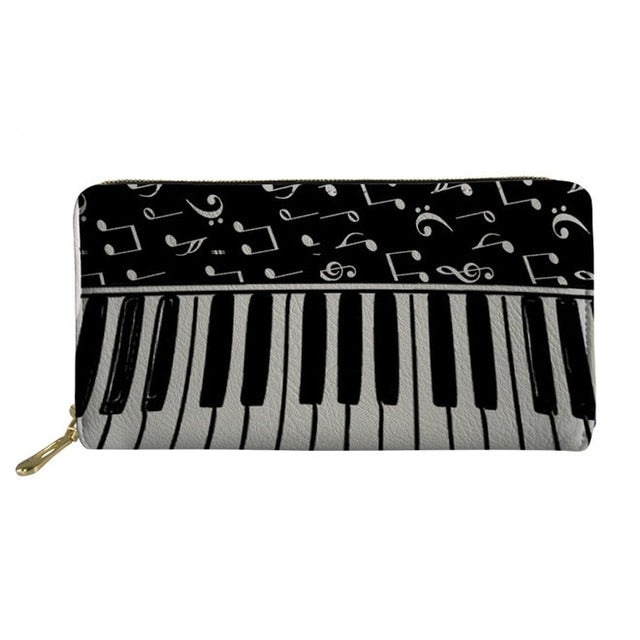 Vintage Music Piano Wallet