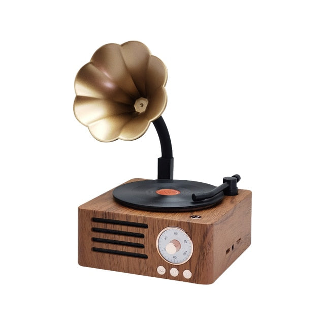 Retro Gramophone Radio Bluetooth Speaker