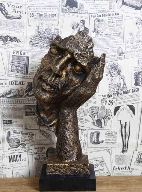 Do Not Listen and Watch Sculpture