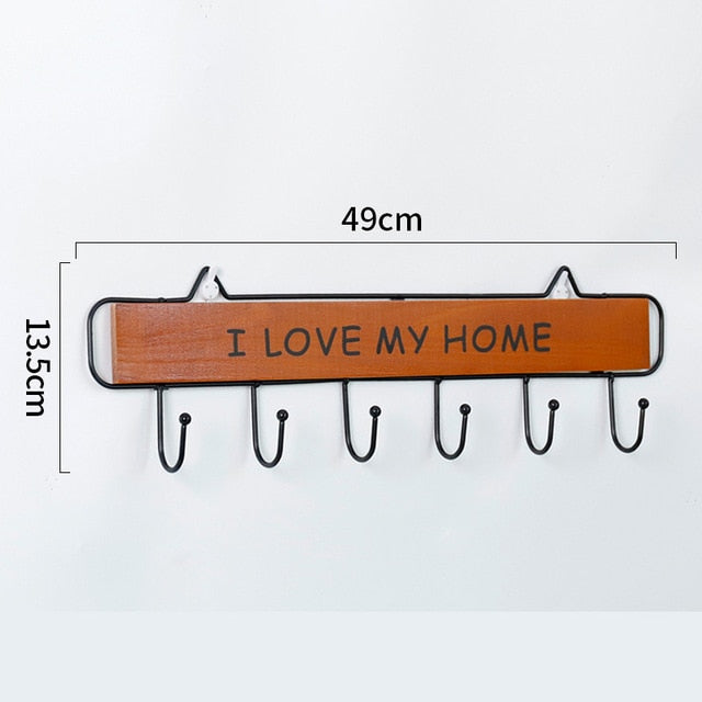 I Love My Family Home Wall Hanger