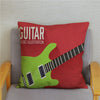 Trendy Music Pattern Cushion Cover