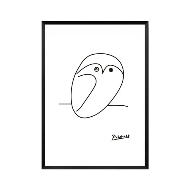 Minimalist Pablo Picasso Abstract Wall Art