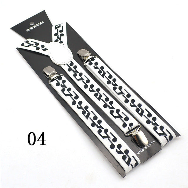 Music Note Braces Suspender