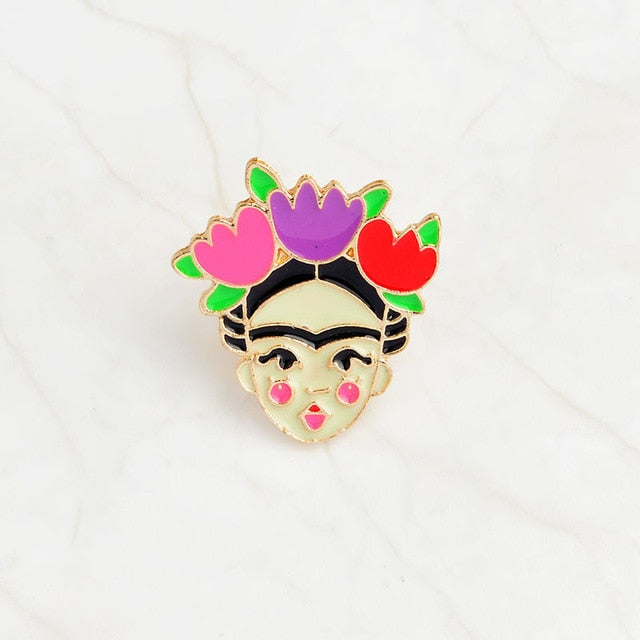 Frida Kahlo Brooch