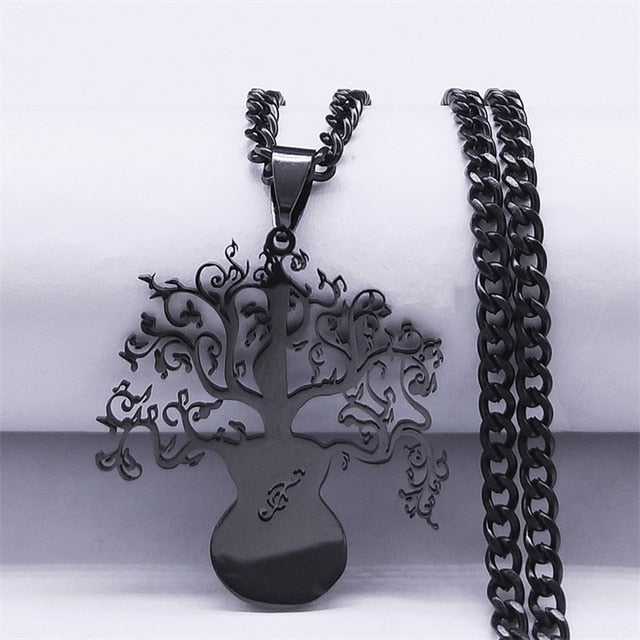 Guitar Tree Of Life Necklace