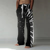 Music Piano Print Casual Pants