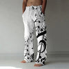 Music Piano Print Casual Pants