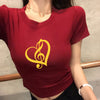 Music Note Heart T-shirt