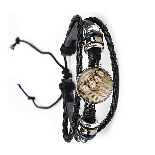 Free - Music Notes Vintage Bracelet