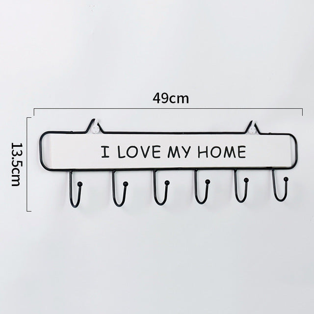 I Love My Family Home Wall Hanger