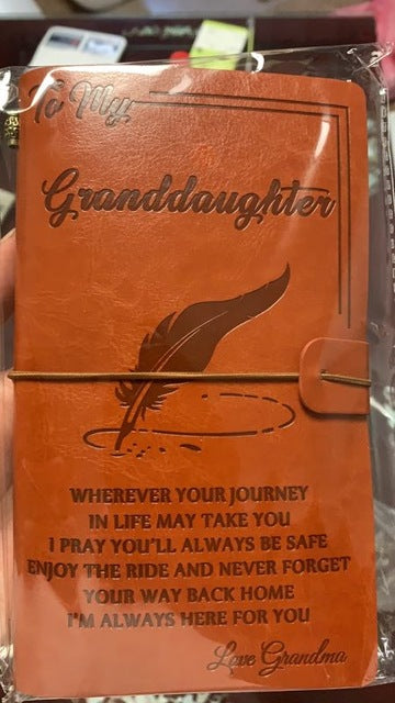 To My Granddaughter Vintage Journal